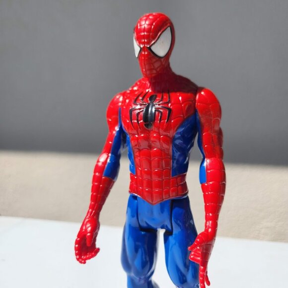 2013 Hasbro 11” Spider-Man Action Figure- Marvel Spiderman Toy - Movable Parts F - Picture 3 of 10